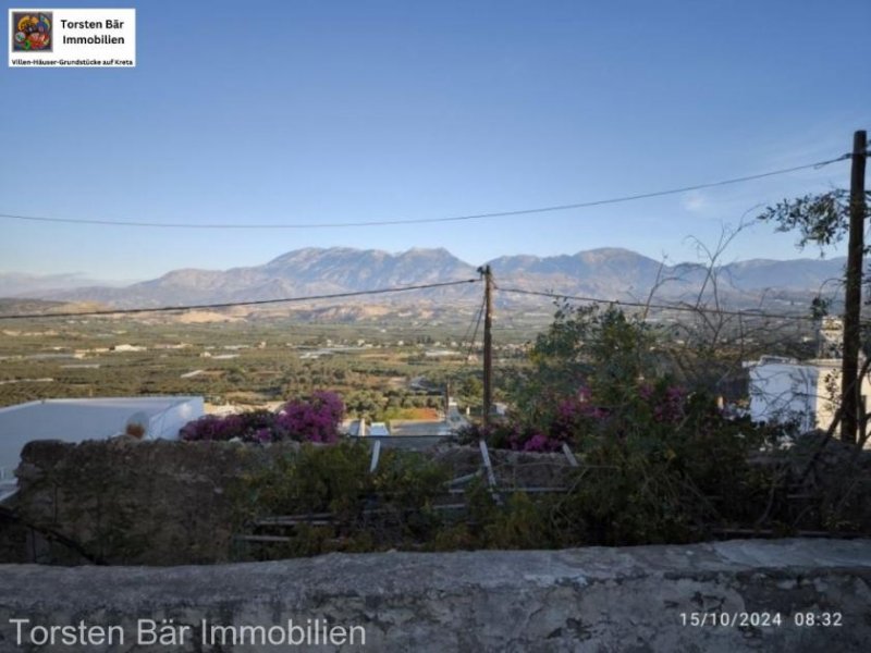 Kouses, Kreta Kreta, Kouses renovierungsbedürtiges Steinhaus-Juwel 120m² Wohnfläche Meerblick und Bergblick Haus kaufen